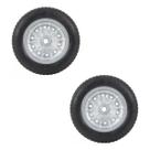 Kit 2 Pneu Completo para Carrinho de Mão e Carga 3.25 Aro 8