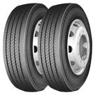 KIT 2 Pneu Longmarch T201 295/80 R22.5 Aro 22.5 152/149M 18PR Liso