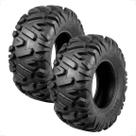 Kit 2 Pneu Traseiro 24x1011 Kart Quadriciclo Honda Fourtrax