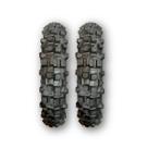 Kit 2 Pneus 100/100-18 BK CRF 230F XT 660 KLX 150 Cravudo