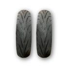 Kit 2 Pneus 100/80-17 Black Tyres CB 300 Fazer 250 GSX 250