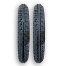 Kit 2 Pneus 2.75-18 Black Tyres CG Titan YBR Econômico
