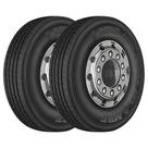 KIT 2 Pneus MRF 295/80 R22.5 Steel Muscle S1F6 152/148M Liso