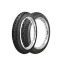 Kit 2 Pneus para Biz 125 - 80/100-14 e 60/100-17 Dianteiro e Traseiro - Novo - Gibys