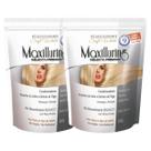 Kit 2 Pó Descolorante Branco Profissional Soft White 9 Tons Efeito Rápido Maxilluring Pouch 300g