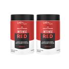 Kit 2 pó red vermelho descolore colorindo