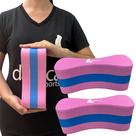 Kit 2 Polibóias Flutuador De Perna Natação e Hidroginástica Em EVA DF1090-RS Rosa Dafoca Sports