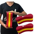 Kit 2 Polibóias Flutuadores De Perna Natação e Hidroginástica Em EVA DF1090-VM Vermelho Dafoca Sports