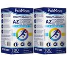 Kit 2 Polimais AZ 60 Caps Imunidade Energia Metabolismo