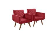 Kit 2 Poltronas 1 Lugar Anabelle Unidecor Kit 2 Poltronas 1 Lugar Anabelle Unidecor