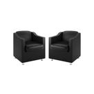 Kit 2 Poltronas Bia Decorativa Reforçada Recepção Clinica Salão Sala De Estar material sintético Kit 2 Poltronas Bia Decorativa Reforçada Recepção Clinica Salão Sala De Estar material sintético