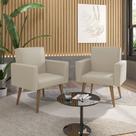 Kit 2 Poltronas: Elegância E Glamur Absolutos No Salão