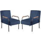 Kit 2 Poltronas para Sala de Estar Apolo Estilo Contemporâneo