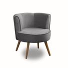 Kit 2 Poltronas Para Sala Decorativa Isabela Suede Cinza Kaleo Decor Kit 2 Poltronas Para Sala Decorativa Isabela Suede Cinza Kaleo Decor