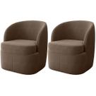 Kit 2 Poltronas para Sala e Escritório Base Giratória Samara