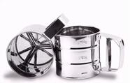 Kit 2 Polvilhadores Inox Peneira Manual Bolo