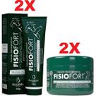 Kit 2 Pomada Fisiofort com Arnica Mentol Cânfora