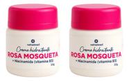 Kit 2 Pomadas Creme Rosa Mosqueta Clareadora Manchas Rosto