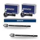Kit 2 Ponteira Terminal Direção + 2 Barra Axial Ecosport Fiesta Nakata Kit 2 Ponteira Terminal Direção + 2 Barra Axial Ecosport Fiesta Nakata