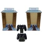 Kit 2 Porta 11 Jogos Fisico Ac + Suporte Controle 22x16,3x29,4 Mdf Madeira Adesivada