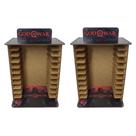 Kit 2 Porta 11 Jogos Físico Gamer Gow 22x16,3x29,4 Mdf Madeira Adesivada