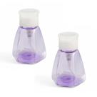 Kit 2 Porta Acetona Válvula Pump Trava Voce Toda Linda 180ml