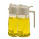 Kit 2 Porta Azeite Vinagre Spray 2 x 1 Borrifador 470 ml Galheteiro Kit 2 Porta Azeite Vinagre Spray 2 x 1 Borrifador 470 ml Galheteiro