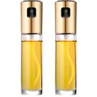 Kit 2 Porta Azeite Vinagre Spray Galheteiro Dosador Aço Inox 100ml