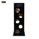 Kit 2 Porta Capsulas Café para 21 Unidade Dolce Gusto 33x12x12 Mdf Madeira Gel Preto