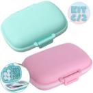 Kit 2 Porta Comprimidos Diario Semanal Leve Portátil Bolsa Organizador Suplementos