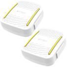 Kit 2 Porta Cotonetes Portátil Branco para Viagem Acessórios com Elástico Interno Crippa