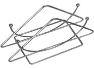 Kit 2 porta guardanapo de mesa aramado formato triangular