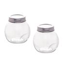 Kit 2 Porta Mantimentos Pote com Tampa Vidro Baleiro Bomboniere Lyor 200ml