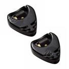 Kit 2 porta palheta spring violão guitarra baixo preto