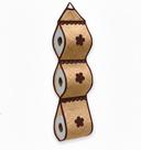 Kit 2 Porta Papel Higiênico Matelado Para 3 Rolos Decorativo