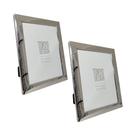 Kit 2 Porta Retrato Metal Inox 15x20 Moldura Foto TokyoDesig