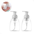 Kit 2 Porta Sabonete Liquido Pump De Plastico 300ml Com Espuma