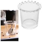 Kit 2 Porta Talher Borda Coração de Vidro Cristal 8,5cm Lyor Kit 2 Porta Talher Borda Coração de Vidro Cristal 8,5cm Lyor