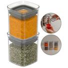 Kit 2 Porta Tempero Condimento Pote Hermético 150ml Block Ou Kit 2 Porta Tempero Condimento Pote Hermético 150ml Block Ou