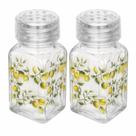 Kit 2 Porta Temperos Saleiro Limão Siciliano 70ml Vidro Lyor C717