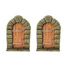 Kit 2 Portas - Cenário Miniatura Pintada - RPG