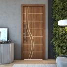 Kit 2 Portas De Madeira Frisada U.V 210cm x 90cm - R70SS Kit 2 Portas De Madeira Frisada U.V 210cm x 90cm - R70SS