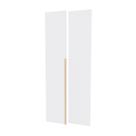 Kit 2 Portas para Guarda-roupa de Canto Reto Modular 95cm Jade CabeCasa MadeiraOriginals