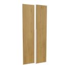 Kit 2 Portas para Guarda-roupa Modular 80cm Jade Cabecasa Madeiramadeira Avelã