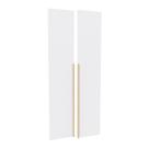 Kit 2 Portas para Guarda-roupa Modular 80cm Jade CabeCasa MadeiraOriginals Branco