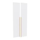 Kit 2 Portas para Guarda-roupa Modular 80cm Jade CabeCasa MadeiraOriginals