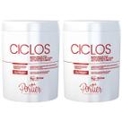 Kit 2 Portier Ciclos Máscara 1kg Original