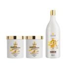 Kit 2 Pós Descolorantes White 500g + 01 Ox 20 Volumes 900ml
