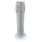 Kit 2 Poste Balizador Aletas Soquete E27 Branco - Plaslumi
