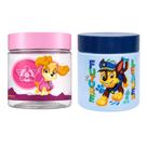Kit 2 Pote Infantil 550ml Patrulha Canina Lanches Biscoitos - Duo